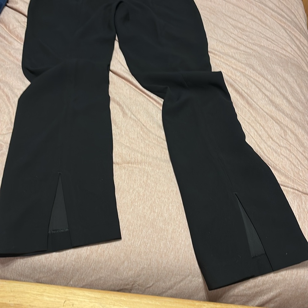 Black Women's Pants express barely bootcut mid rise w/ split back 8 LONG NWT - Picture 8 of 11